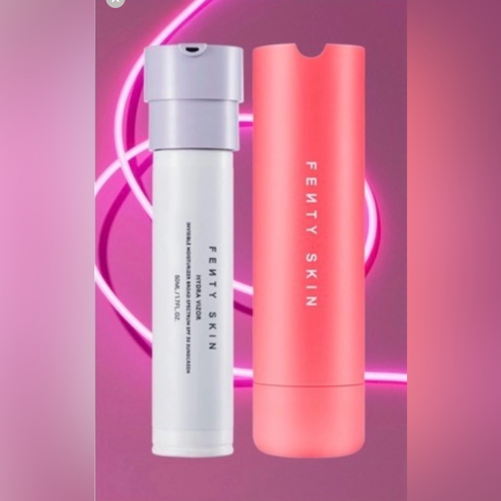 Fenty Skin HYDRA VIZOR SPF 30 SUNSCREEN MOISTURIZER & Lmt. Ed  refillable case.